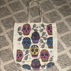 Day of the dead Dia De Muertos Skull Candy Tote Bag